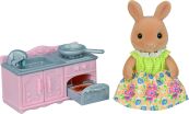 Sylvanian Families Sunny Rabbit Mama & Σετ Μαγειρέματος (5776) (0)
