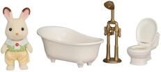 Sylvanian Families Chocolate Rabbit Boy's Bath Time Set (5779) (0)