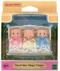 Sylvanian Families Biscuit Bear Sleepy Τρίδυμα Μωρά (5866) (1)