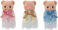 Sylvanian Families Biscuit Bear Sleepy Τρίδυμα Μωρά (5866) (2)