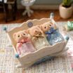 Sylvanian Families Biscuit Bear Sleepy Τρίδυμα Μωρά (5866) (4)