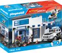 Playmobil Αστυνομικό Τμήμα Με Περιπολικό Και Ελικόπτερο (71602) (1)
