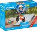 Playmobil Αγόρι Με Skateboard Και Ποδήλατο (71798) (1)