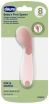 Chicco Κουτάλι Σιλικόνης Αρχής 8+Μηνών Natural Ροζ (F01-16100-15) (1)