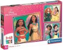 Clementoni Παζλ 3X48 Princess (1200-25064) (0)