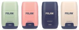 Milan Γόμα-Ξύστρα Διπλή Compact 1918-4 Σχέδια-1Τμχ (4703116SNC) (0)