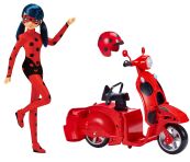 Miraculous Κούκλα Ladybag Με Σκούτερ