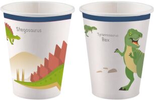 Ποτήρια 250ml. Δεινόσαυρος 8Τμχ (M9903971)
