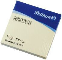 Pelikan Αυτοκόλλητα Χαρτάκια Σημειώσεων Κίτρινο 76x76mm (790287)
