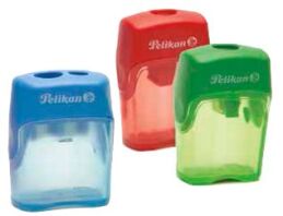 Pelikan Ξύστρα Πλαστική Διπλή Με Δοχείο-1Τμχ (700245)