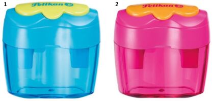 Pelikan Ξύστρα Βαρελάκι Διπλή Flower-2 Σχέδια (700429)