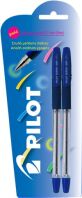 Pilot Στυλό Fine Μπλε 0.7mm 2Τμχ (BBPS-GP-F-2L)