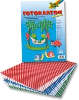 Folia Χαρτόνι 50x70cm 300gr Πουά 5 Χρώματα-1Τμχ (830.5909)