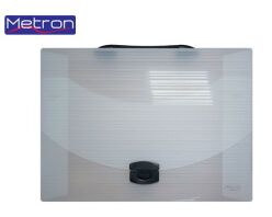 Metron Τσάντα Σχεδίου Εγγράφων PP 33x45x5cm Γαλακτερό (H33DW)