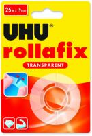 UHU Rollafix Διάφανη Κολλητική Ταινία Ανταλλακτικό 25x19mm (35327)