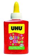 UHU Glitter Glue Red Bottle 90gr (49921)