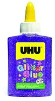 UHU Glitter Glue Purple Bottle 90gr (49996)