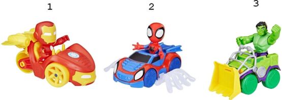 Spidey Saf Core Vehicles-3 Σχέδια (SPF6776)