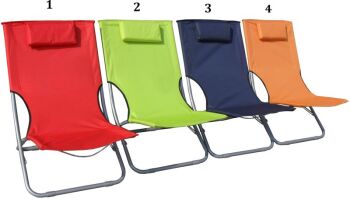 Καρέκλα Παραλίας 76x50x30/74cm - 4 Σχέδια (CH-B008)