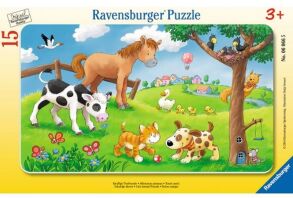 Ravensburger Παζλ Τρυφερά Ζωάκια 15τμχ-(06066)