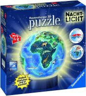 Ravensburger Παζλ 3D Μπαλαλάμπα Υδρόγειος 72Τμχ (11844)