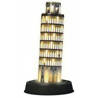 Ravensburger Πάζλ 3D Κεκλιμένος Πύργος Της Πίζας-Νυχτερινή Έκδοση 216Τμχ (12515)