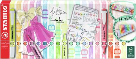 Stabilo Μαρκαδόροι Υπογράμμισης Swing Deskset-18Τμχ (01275018)