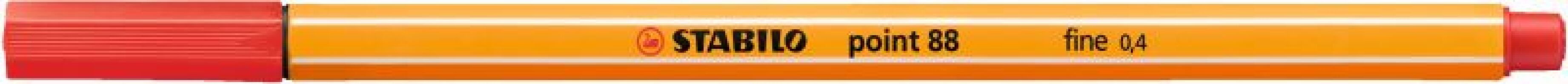 Stabilo Μαρκαδόρος Point 88/40 Red (01088040)