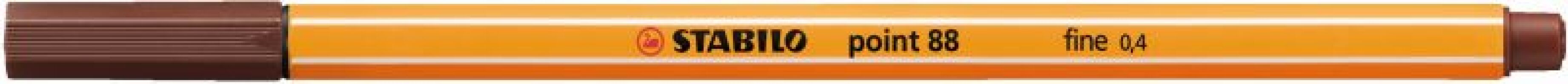 Stabilo Μαρκαδόρος Point 88/45 Brown (01088045)