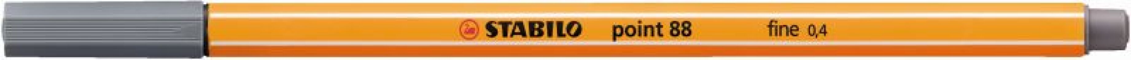 Stabilo Μαρκαδόρος Point 88/96 Dark Grey (01088096)
