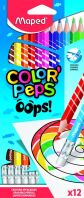 Maped Ξυλομπογιές Color'Peps Oops Με Γόμα Που Σβήνει-12τμχ (832812)
