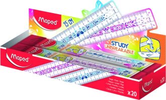 Maped Γεωμετρικός Χάρακας Study Fancy 15cm 2 Σχέδια-1Τχμ (245301)