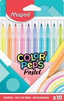 Maped Μαρκαδόροι Color'Peps Pastel 10Τμχ (845469)