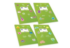 Skag Τετράδιο Λαχανί Χρωματιστό Fancy 17x25-50 Φύλλων 80gr 1Τμχ (246828)