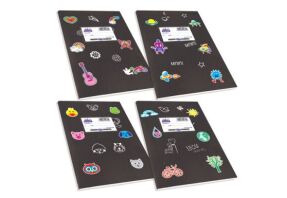 Skag Τετράδιο Μαύρο Χρωματιστό Fancy 17x25-50 Φύλλων 80gr 1Τμχ (246842)