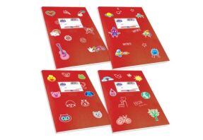 Skag Τετράδιο Κόκκινο Χρωματιστό Κλασικά Super 17x25-50 Φύλλων 80gr 1Τμχ (246873)