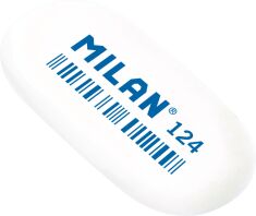 Milan Γόμα Λευκή Οβάλ (325-00042-CMM124)