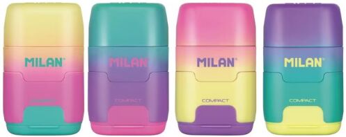 Milan Γόμα-Ξύστρα Διπλή Compact Sunset-4 Σχέδια (325-00115-4721116)