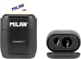 Milan Γόμα-Ξύστρα Διπλή Compact Shadow (325-00129-4703116DW)