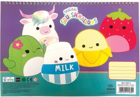 Squishmallows Μπλοκ Ζωγραφικής Α4+Stickers (363-34416)