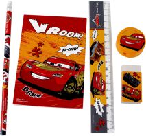Cars Neon Σετ Σχολικό+Μπλοκ (341-33755)