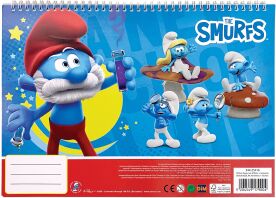Smurfs Μπλοκ Ζωγραφικής Α4+Stickers (344-25416)