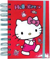 Hello Kitty Μπλοκάκι Α6 Με Λάστιχο (335-76003)