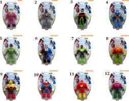 Monsterflex DC Super Heroes-12 Σχέδια (0166)