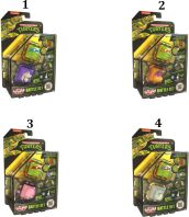 Battle Cube Χελωνονιντζάκια-4 Σχέδια (C700TN)