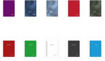 Τετράδιο Savi Basic Σπιραλ 17X25 3 Θεμάτων 180 Σελίδων-10 Σχέδια-1 Τμχ (303032-220)