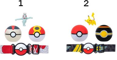 Pokemon Ζώνη Με 2 Clip'n Go W10-2 Σχέδια (JW095283-W10)