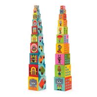 Djeco Κύβοι Με Σχέδια & Αριθμούς-Οχήματα (176-08508)