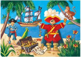 Djeco Παζλ Πειρατής 36Τμχ (176-07220)