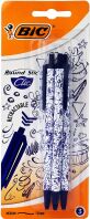 Bic Στυλό Click Stick Dooble 3Τμχ (516329)
